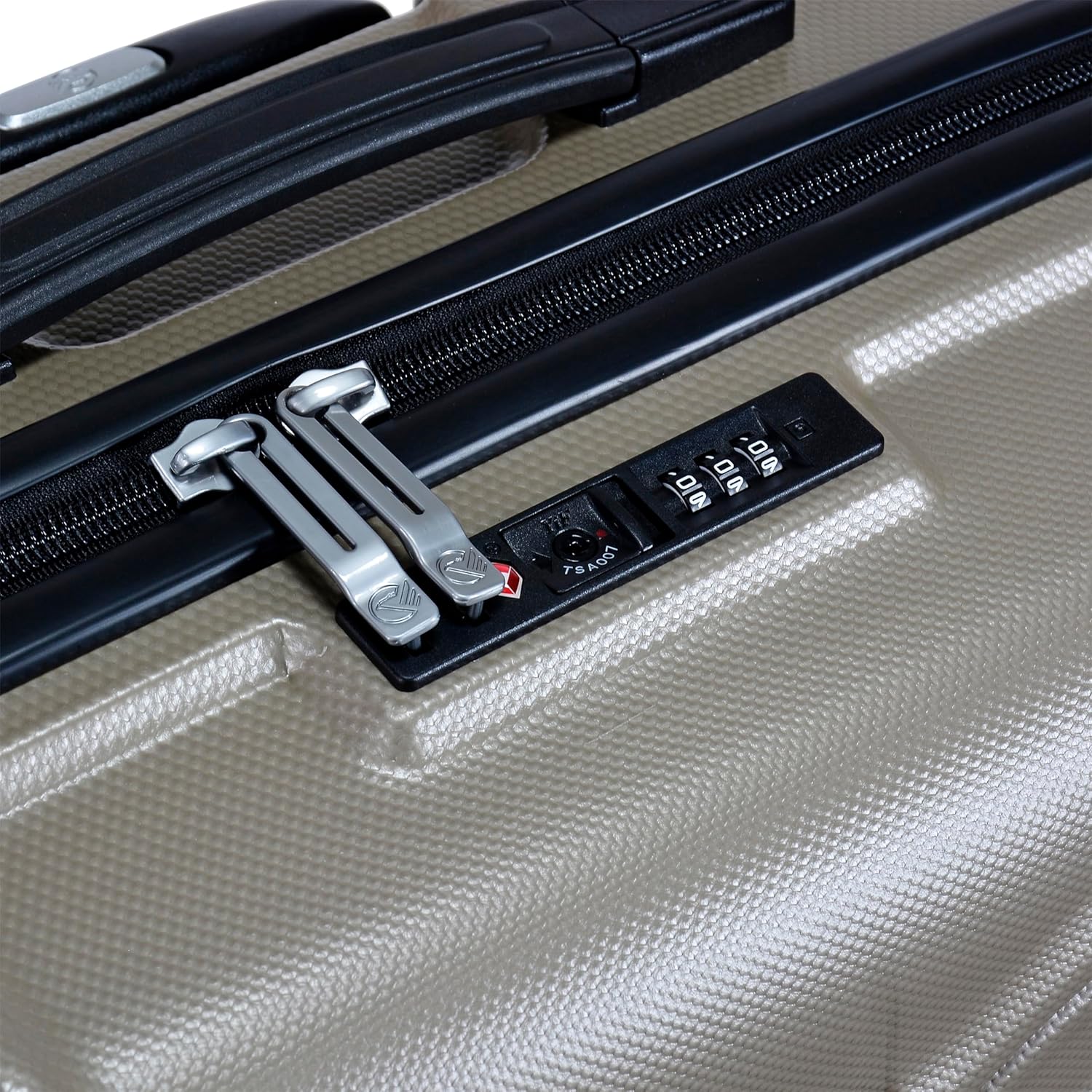 Eminent KK30 TPO Ultra-Light Checked Luggage – Safe Zipper, TSA Lock & 360° Spinner Wheels, Gold Champagne, 24-Inch - Image 5