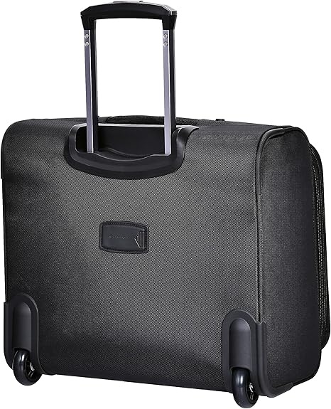 Eminent V135-17 Water-Repellent Multi-Compartment Unisex Pilot Case Trolley for Office & Business Travel – Black - Image 2