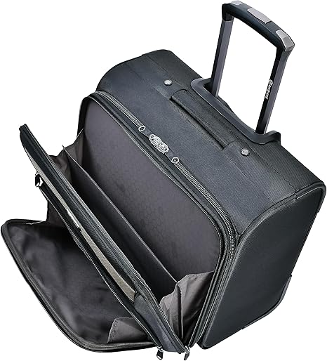 Eminent V135-17 Water-Repellent Multi-Compartment Unisex Pilot Case Trolley for Office & Business Travel – Black - Image 3