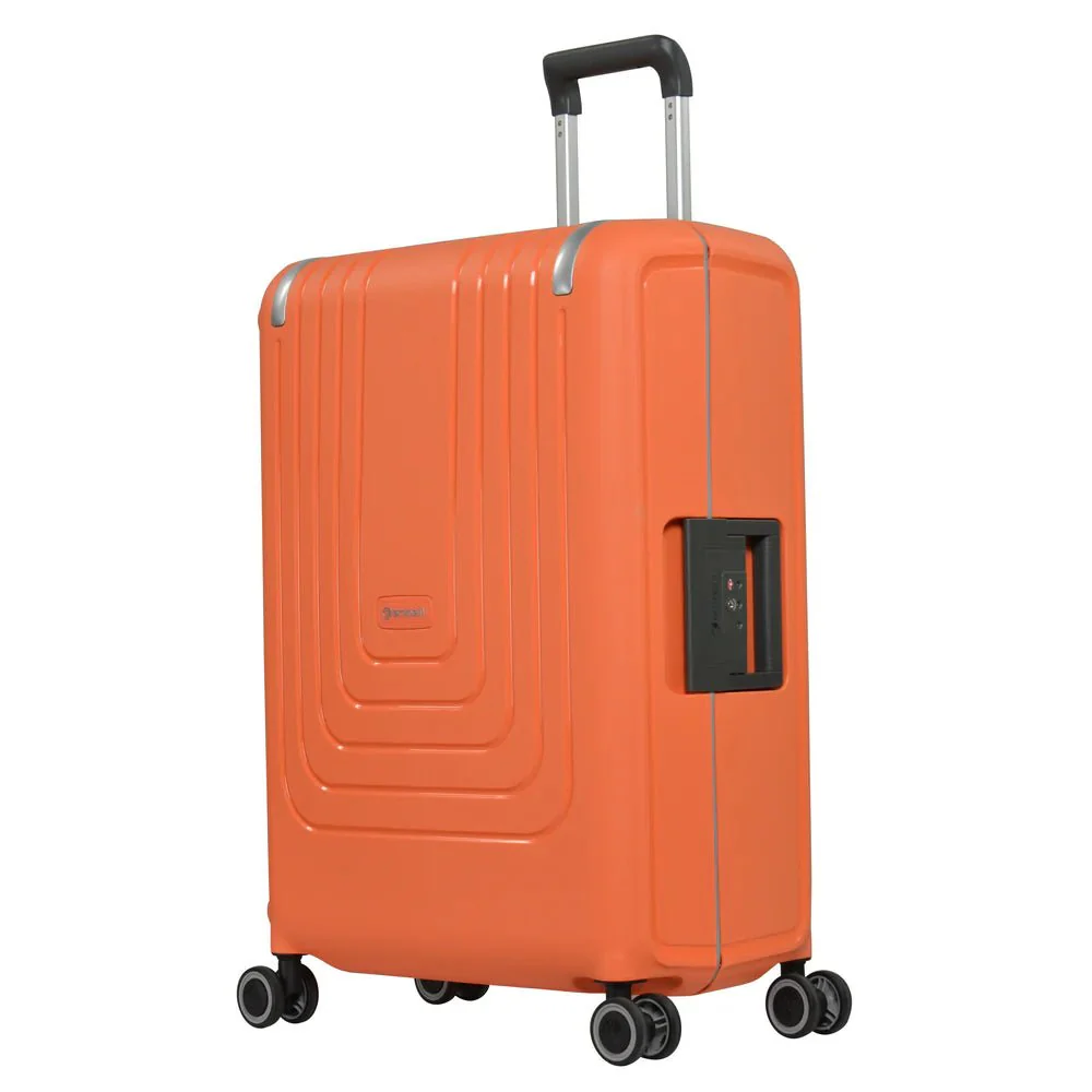 Eminent Vertica B0006 28-Inch Polypropylene Hard Case Lightweight Luggage with Double Spinner Wheels & TSA Lock – Orange