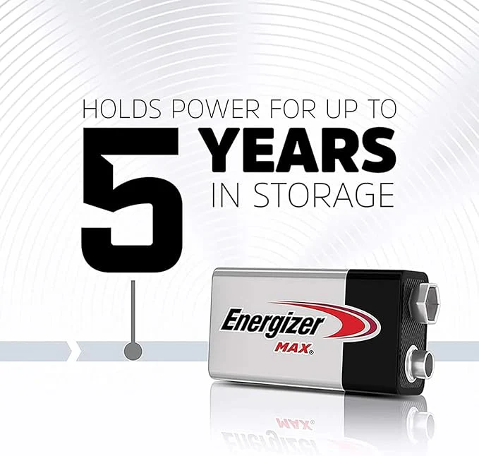 ENERGIZER MAX Alkaline 9V Batteries, Pack Of 2 - Image 2