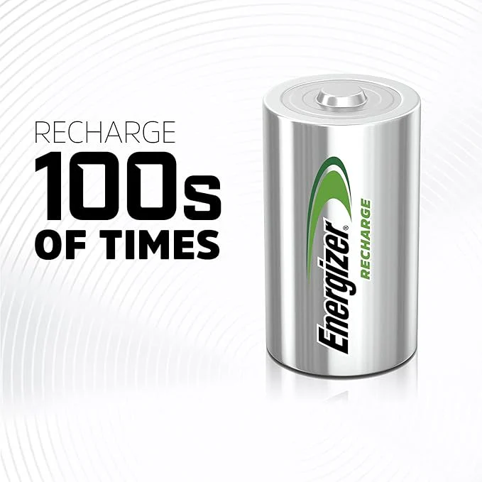 ENERGIZER Type D Rechargeable Battery 2500mAh, Pack of 2 - Image 2