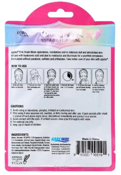 Epielle Pink Shark Face Mask-23ML - Image 2
