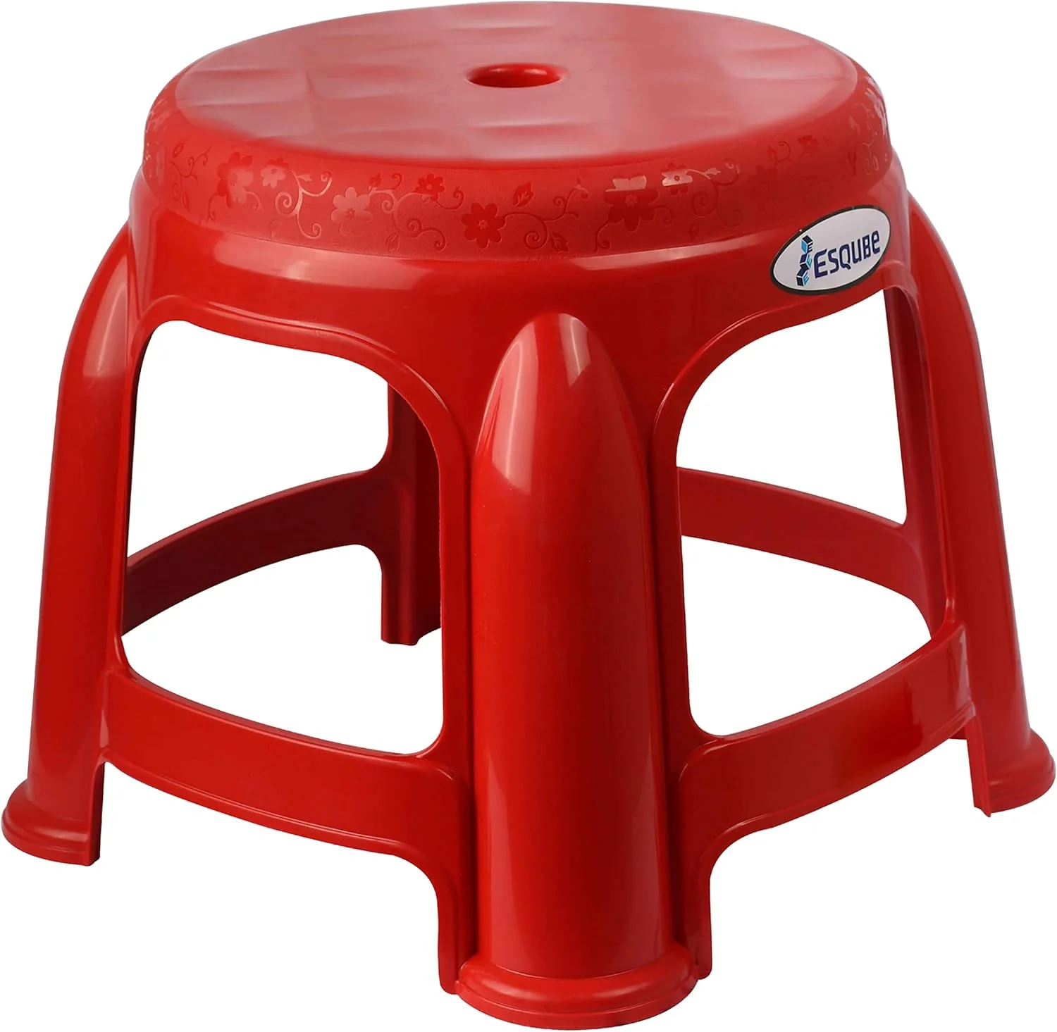 Esqube Lilly Plastic Compact Step Stool 27cm*24cm Assorted Color