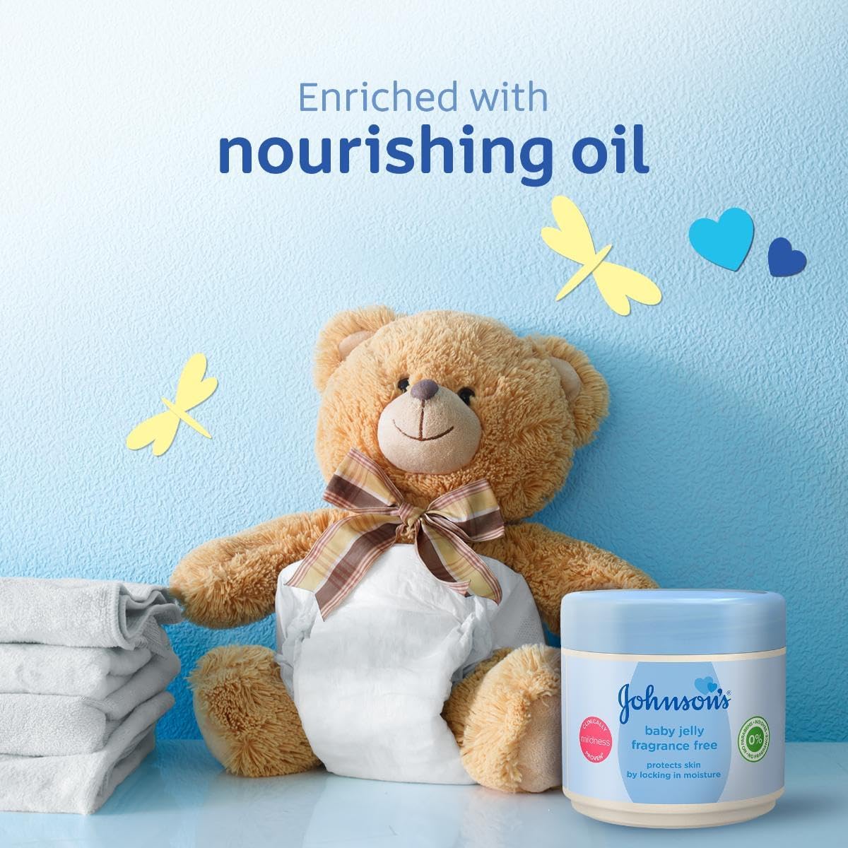 Johnson's Baby Jelly Fragrance Free 100ml – Gentle, Hypoallergenic Skin Protection - Image 6