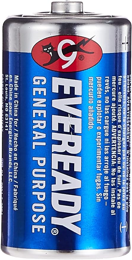 EVEREADY Type C Carbon Zinc Battery 1.5V, Pack of 2 - Image 2