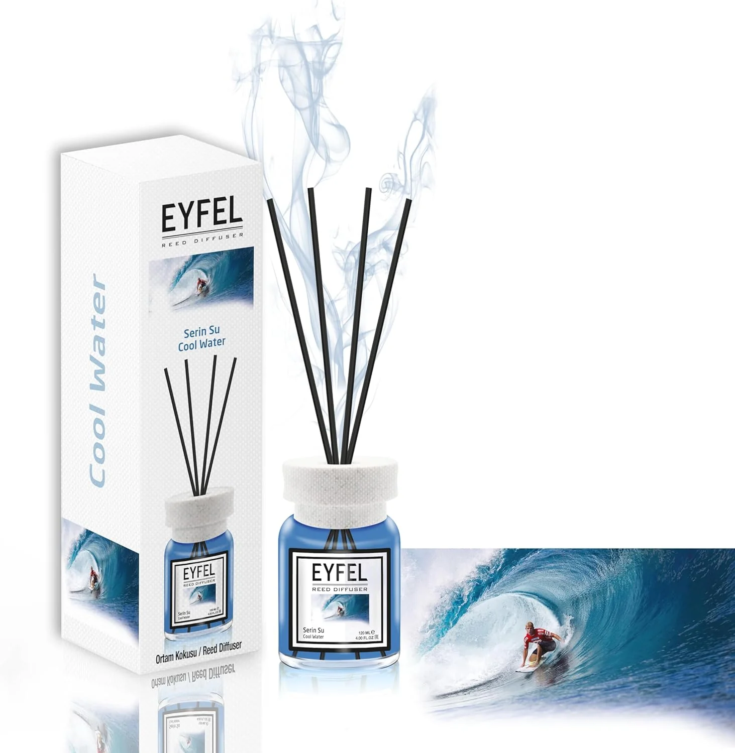 Eyfel Reed Diffuser - Cool Water 120 ml - Image 4