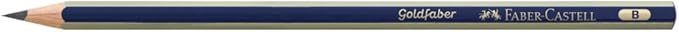 Faber-Castell Gold Faber Graphite Pencil B For Writing, Drawing And Sketching Pack Of 12 (112501) - Image 4