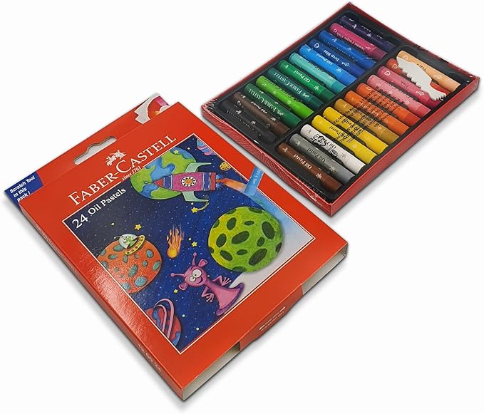 Faber-Castell Oil Pastels 24 Color 60Mm Round - Image 2