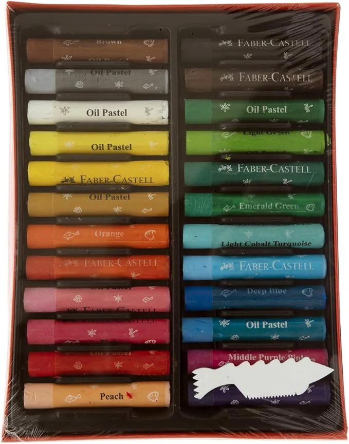 Faber-Castell Oil Pastels 24 Color 60Mm Round - Image 3