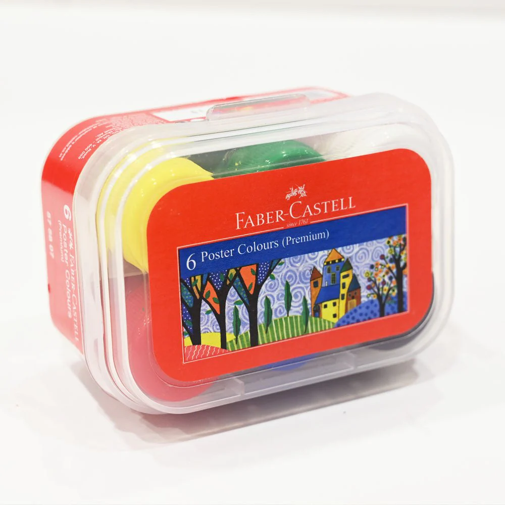 FABER CASTELL-Poster Colours Set of 6*10ml
