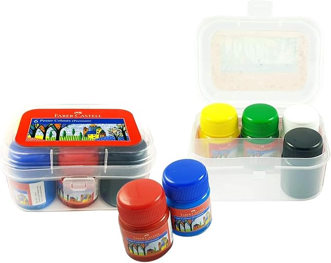 FABER CASTELL-Poster Colours Set of 6*10ml - Image 2