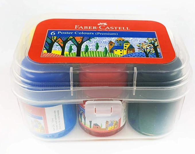 FABER CASTELL-Poster Colours Set of 6*10ml - Image 3