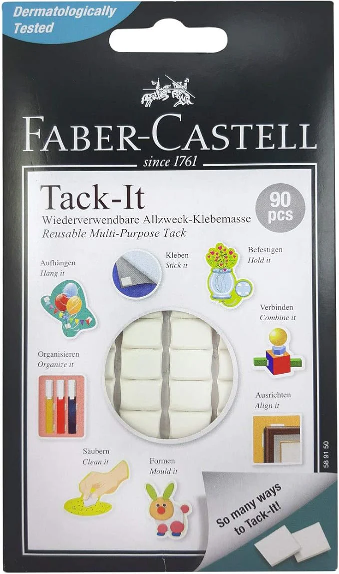 Faber-Castell Reusable Multi Purpose Adhesive Tack It 50Gm White, F589150 - Image 3