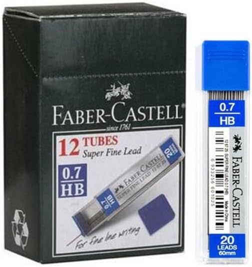 FABER CASTELL Super Fine Leads 20pcs * 12 Tubes