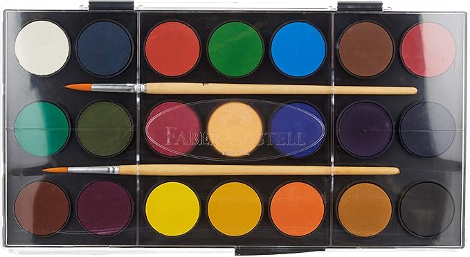 Faber-Castell Watercolor Tablets (Set Of 21 Colors) - Image 3