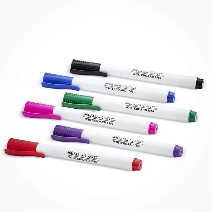 FABER CASTELL Whiteboard Marker Slim Wallet Of 6Pc - Image 2