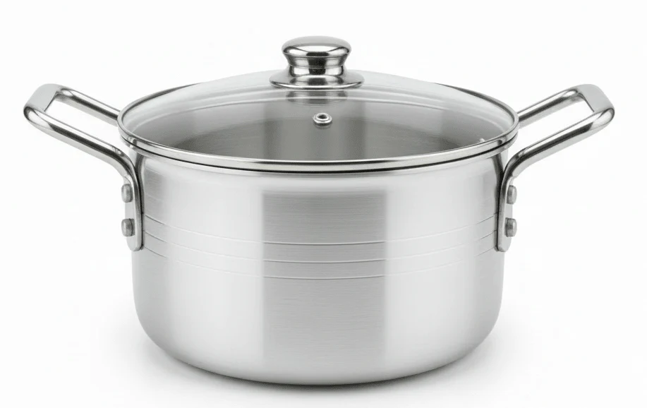 Falcon Aluminium Cooking Pot with Glass Lid No.4, 27cm*12cm