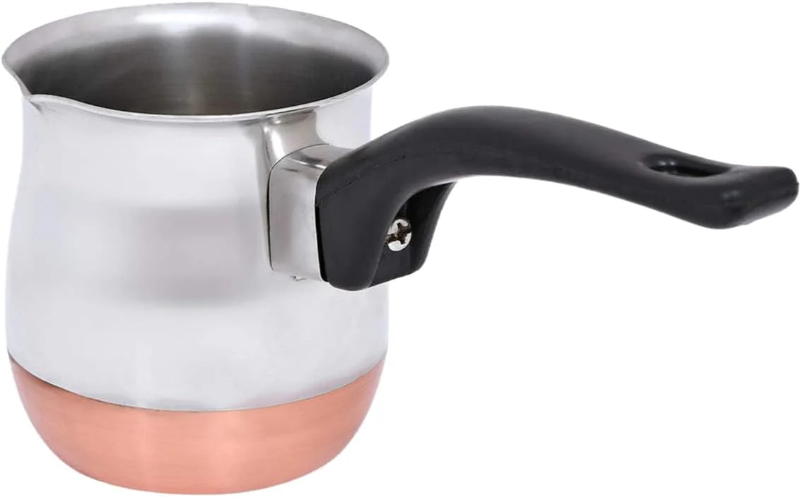 FALCON Half Copper Coffee Warmer  with Handle 450ml - Image 2