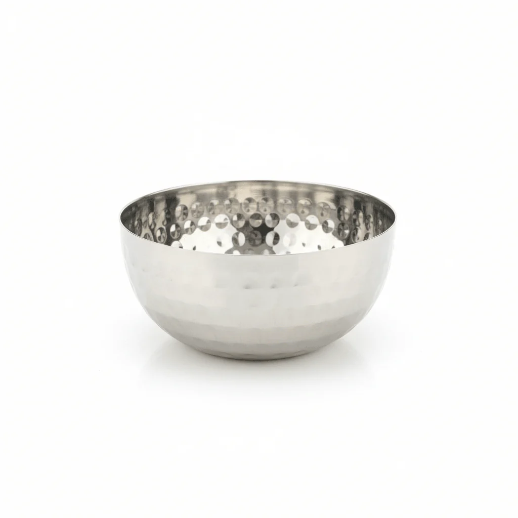 Falcon Stainless Steel Hammered Mini Serving Bowl – 14 cm