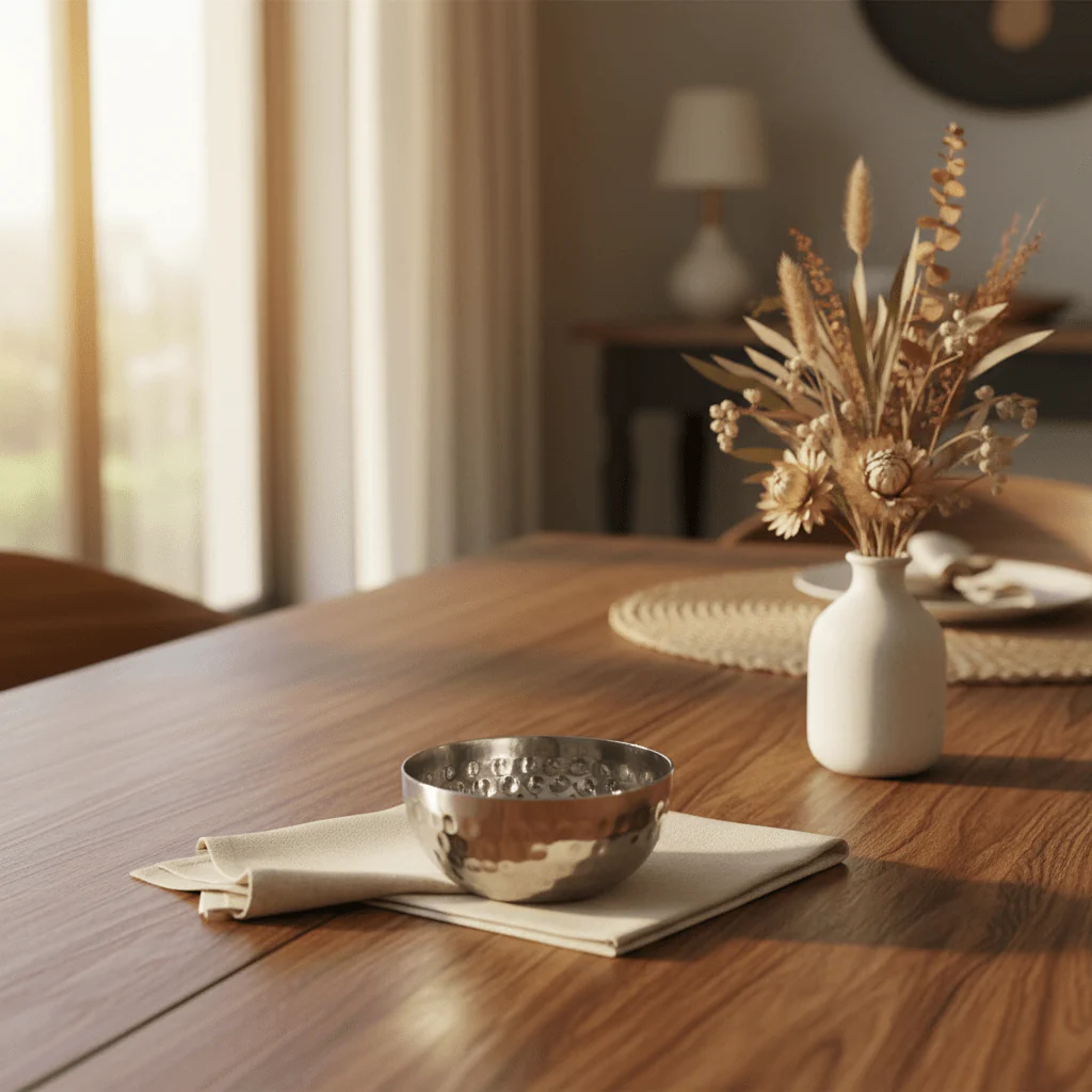 Falcon Stainless Steel Mini Hammered Serving Bowl – 7 cm - Image 2