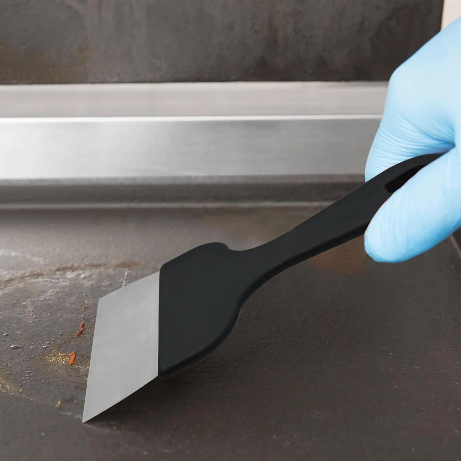 Raj Flexible Spatula with Stainless Steel Blade & Black Handle | 21 cm | R11048 - Image 4