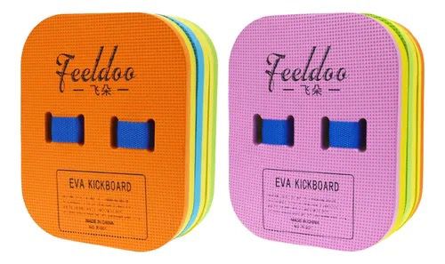 Feeldoo 1pc Eva Kickboard/Swimming Board 31.5cm*23.5cm*2.5cm, Assorted Color