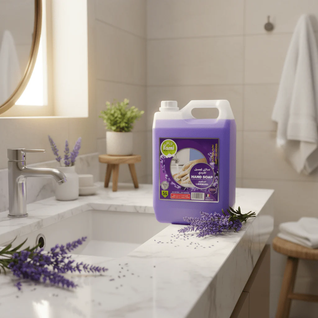 Fami Lavender Hand Soap 5L – Soothing Antibacterial Liquid Hand Wash - Image 2