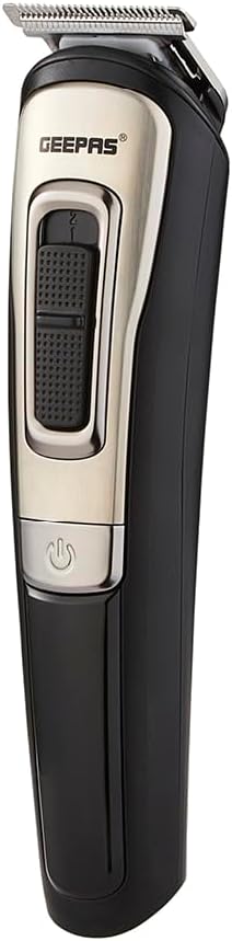 Geepas 11-IN-1 Rechargeable Grooming Set- GTR8300| With 6 Interchangeable Heads and 4 Comb Attachments| Includes a Charging Stand| Prefect for Home and Professional Styling| Black - Image 2