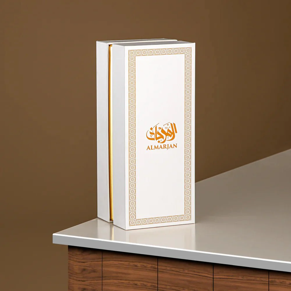 Almarjan Perfume Bottle 200ML (VR-D21-5-Silver) - Image 3
