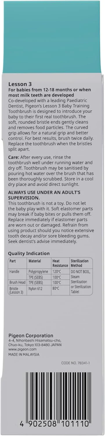 Pigeon Baby Training Toothbrush Lesson 3 - Image 4