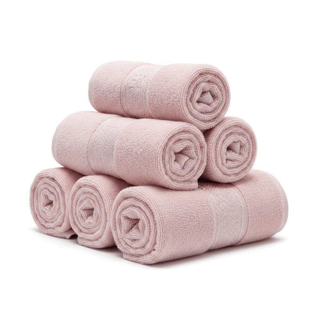 Fieldcrest Cotton Hand Towel – Blush Pink | 41 x 66 cm - Image 4