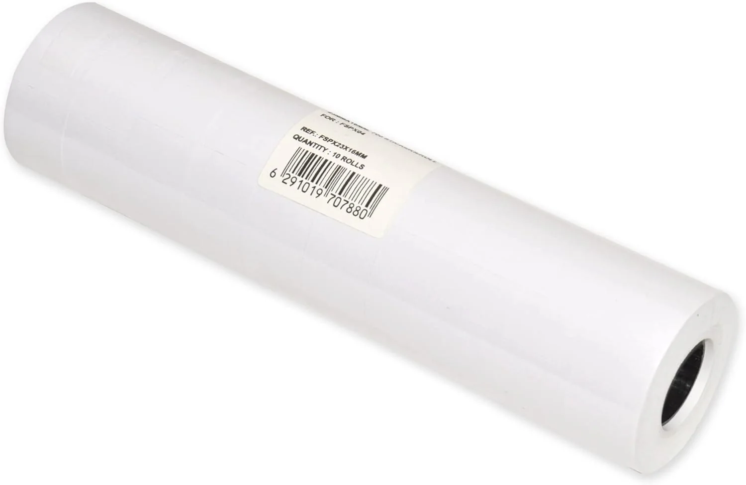 FIS 10 Rolls White Price Label Roll, 23×16mm, 700 Labels/Roll – FSPX23X16MM