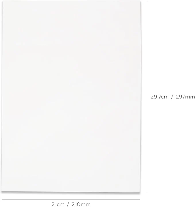 Fis PVC Transparent Cover, A4 Size(210x297mm), 180 Micron Thickness, Packet of 100 Sheets, Clear Transparent View - Image 4
