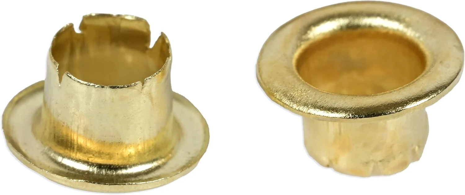 FIS Eyelets Size 4.8Mm Diameter 4.6Mm Length Box Of 250Pcs Gold Color-FSPI9707 - Image 2
