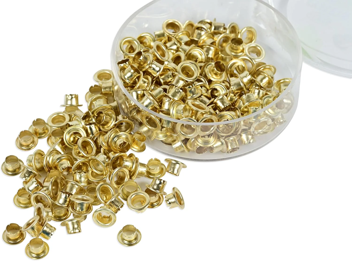 FIS Eyelets Size 4.8Mm Diameter 4.6Mm Length Box Of 250Pcs Gold Color-FSPI9707 - Image 3