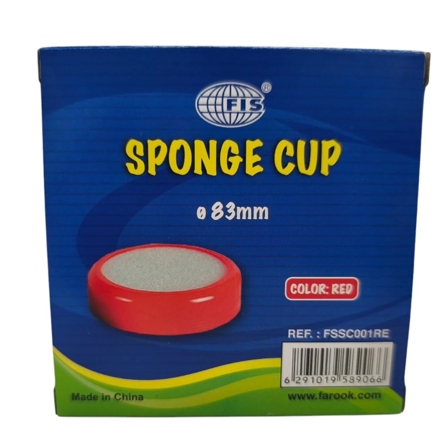 FIS Finger Wet Sponge, Money Cash Sponge Finger Wet Tool Finger MoistenerÂ 8Cm-Red - Image 4
