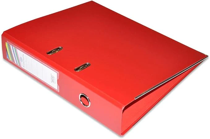 Fis Pp Box File 8cm Red