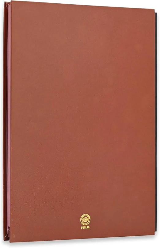 FIS Signature Book, Vinyl Material Cover, 20 Sheets, Brown Color, 240 x 340 mm - Image 6