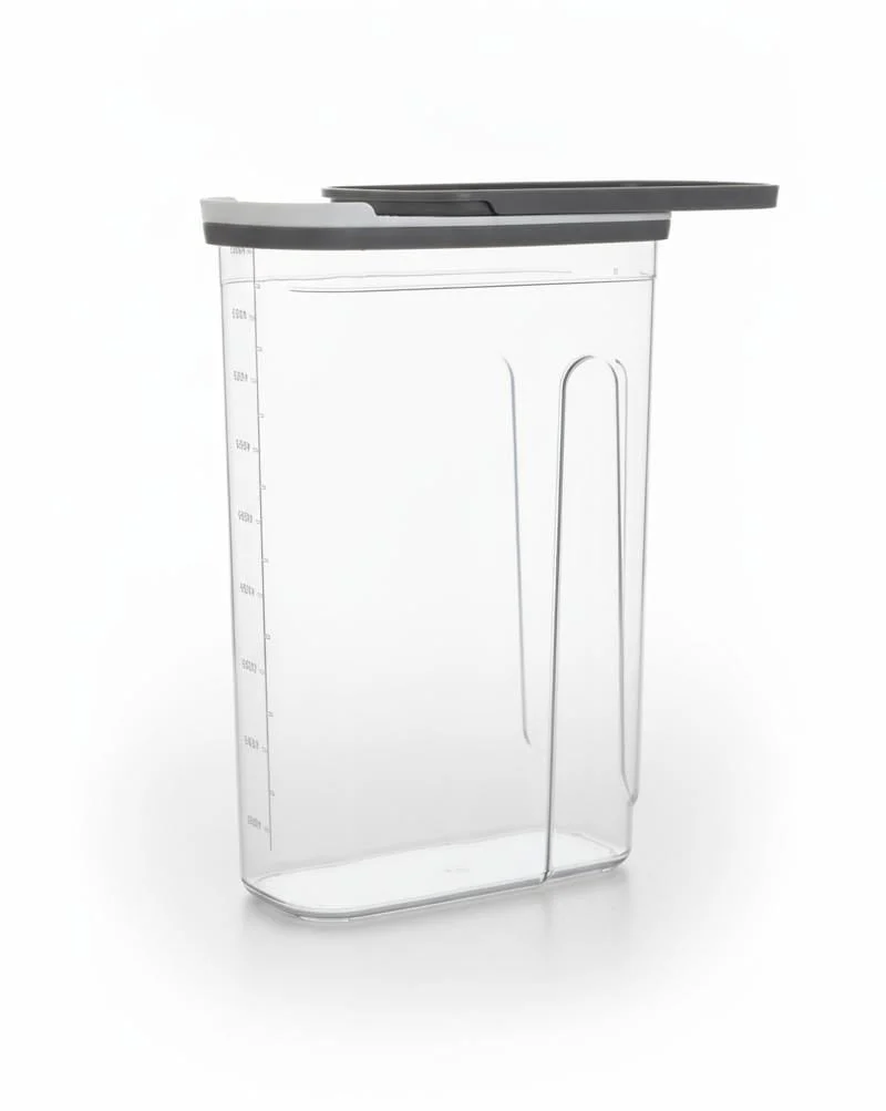 FOLY LIFE Airtight Meal Prep Box 2700ml Transparent Gray | Large BPA Free Storage Container with Locking Lid - Image 2