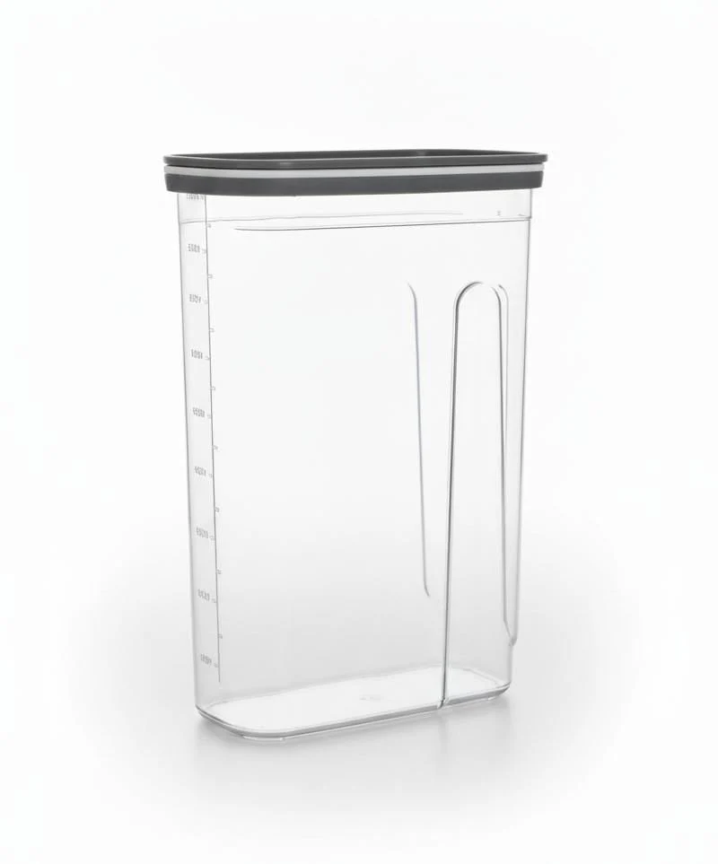 FOLY LIFE Airtight Meal Prep Box 2700ml Transparent Gray | Large BPA Free Storage Container with Locking Lid - Image 3