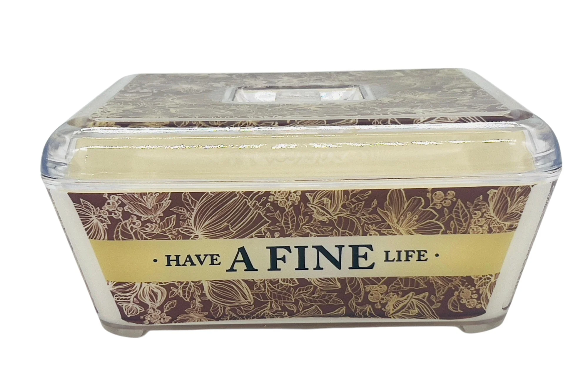 FOODBOWL Multipurpose Food Storage Bowl 850ml, Brown Floral Design-A370 - Image 2