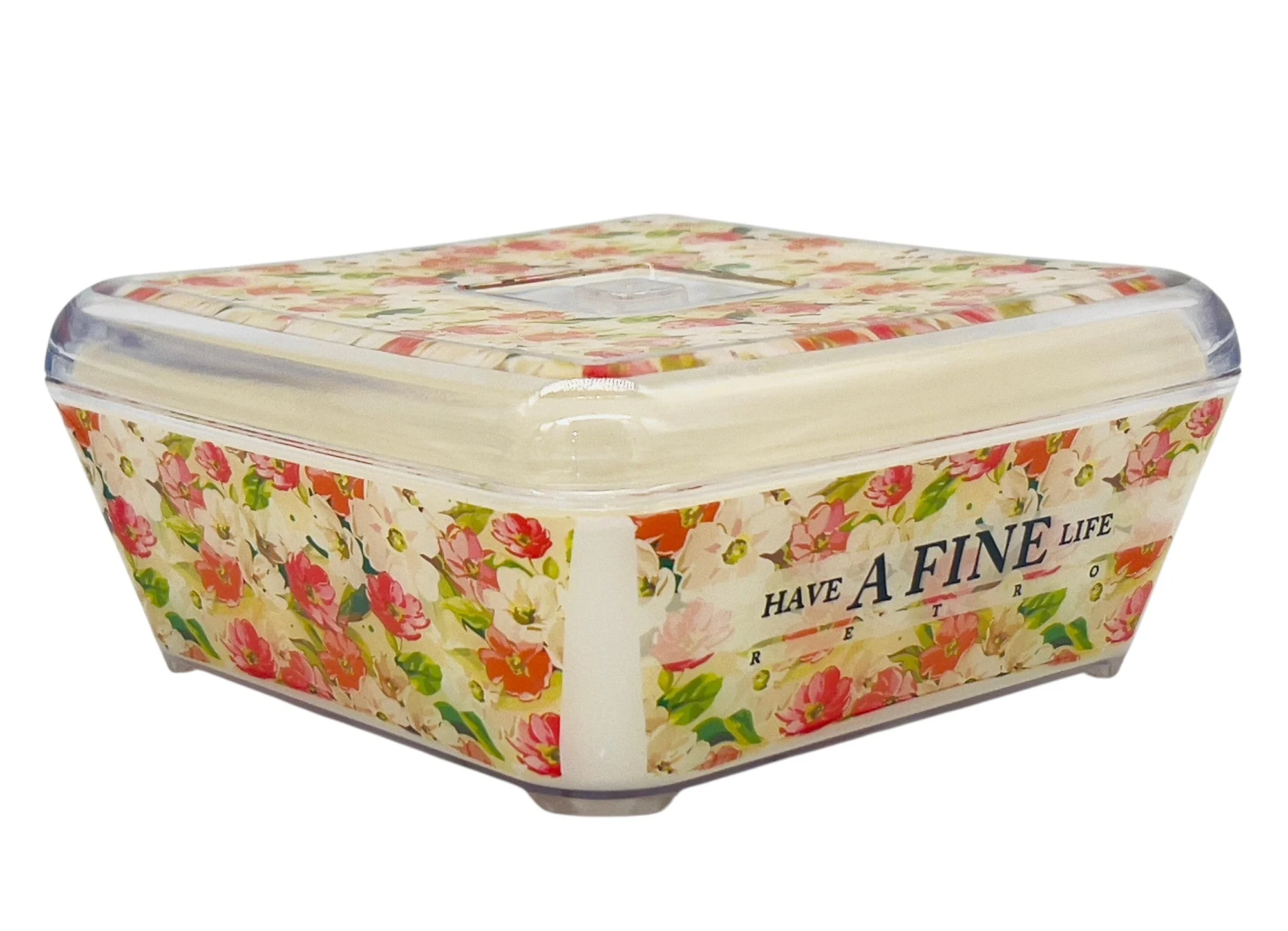 FOODBOWL Multipurpose Food Storage Bowl 850ml, Multicolour Floral Design-A370