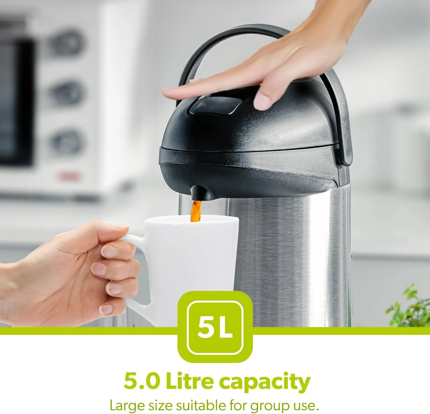 Royalford Vacuum Flask - RF8338 - 5 Ltr - Image 2
