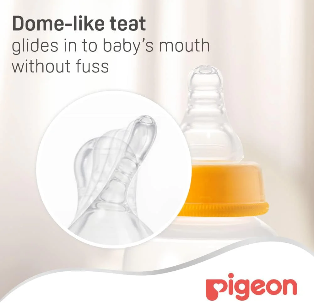 Pigeon Peristaltic Silicone Nipple, 2 Pieces,Size M - Image 3