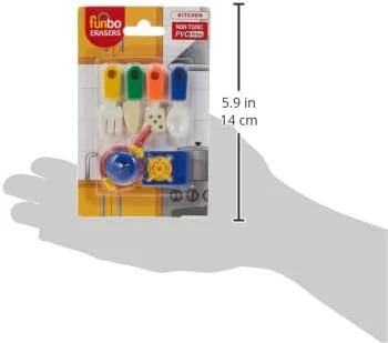 Funbo Erasers 6Pcs Set - Image 3