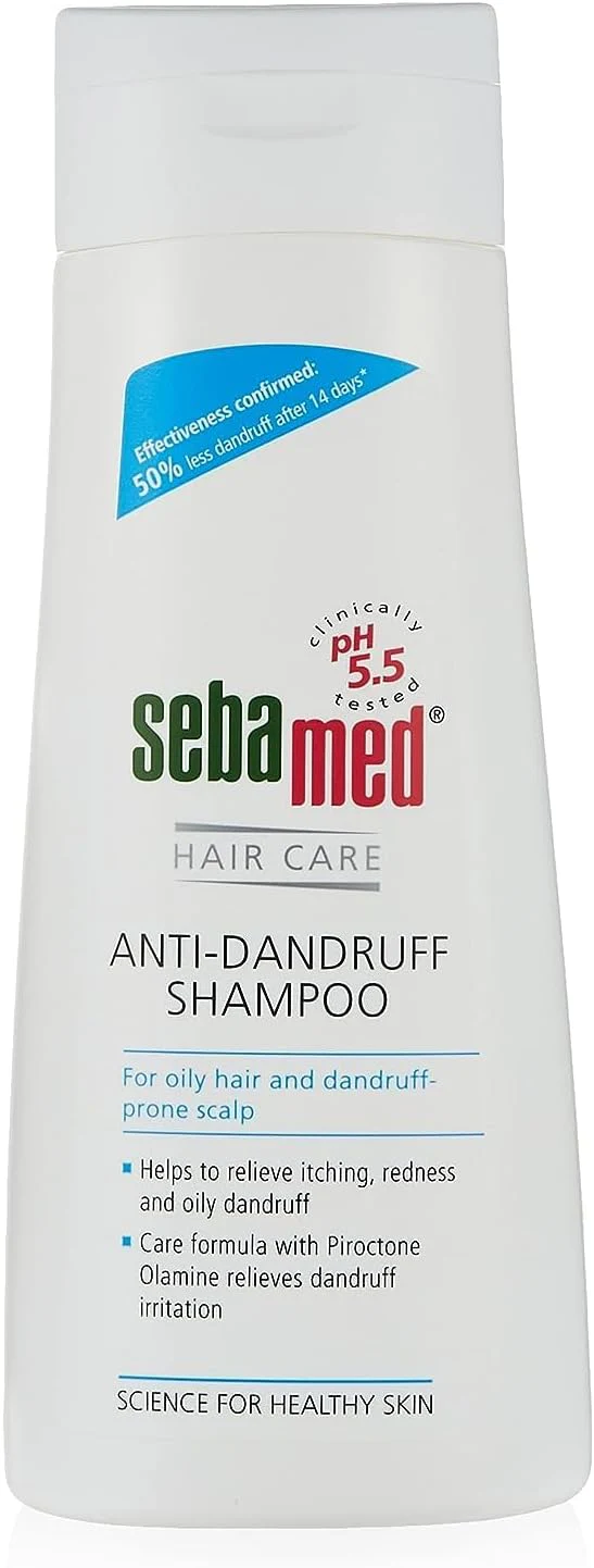 Sebamed Anti-Dandruff Shampoo 200ml – pH 5.5 | For Oily & Dandruff-Prone Scalp