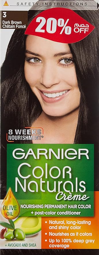 Garnier Color Naturals 3 dark brown Haircolor