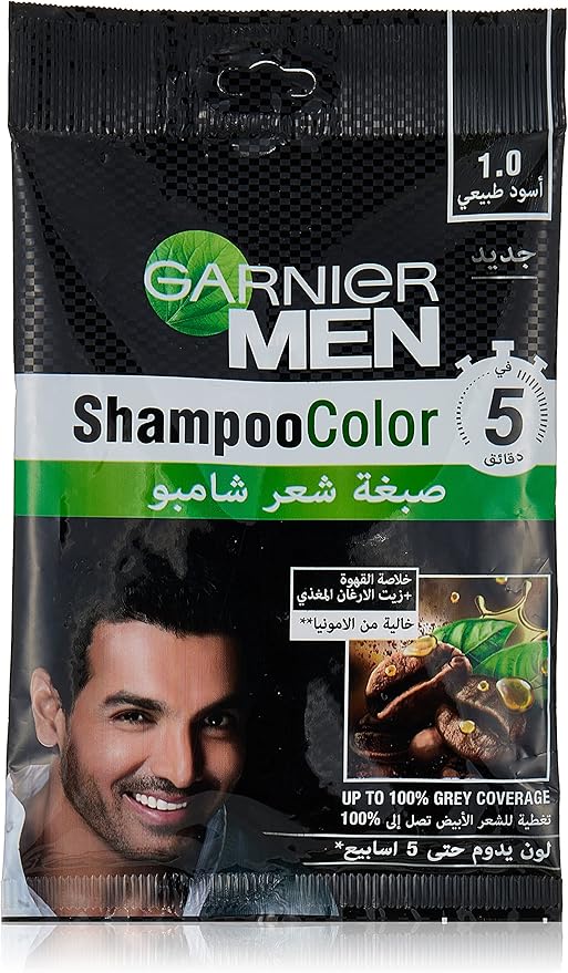 Garnier Men Shampoo Color 1.0 Natural Black