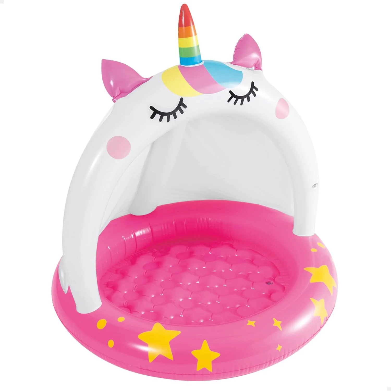 Intex Unicorn Baby Pool with Canopy Shade – 102 × 102 cm